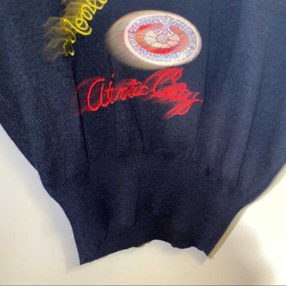 VNTG SIR ROBERTS ORIGINAL vneck sweater XL - Picture 6 of 6